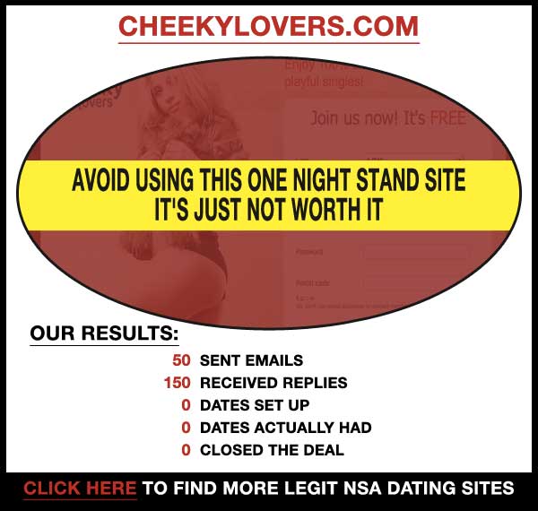 Homepage of CheekyLovers.com