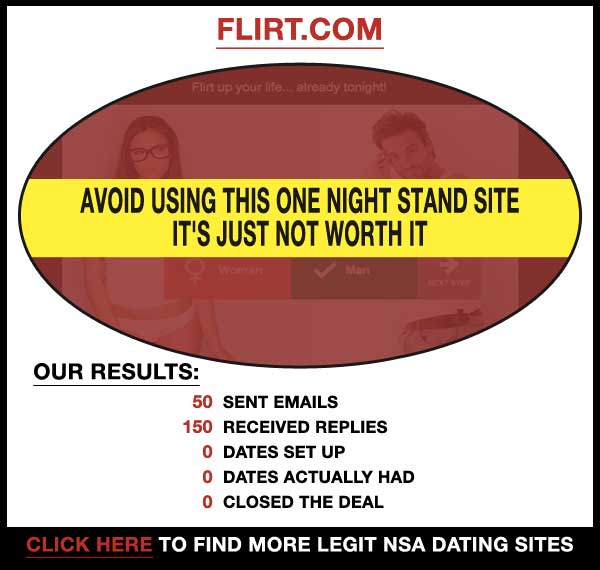 Homepage of Flirt.com