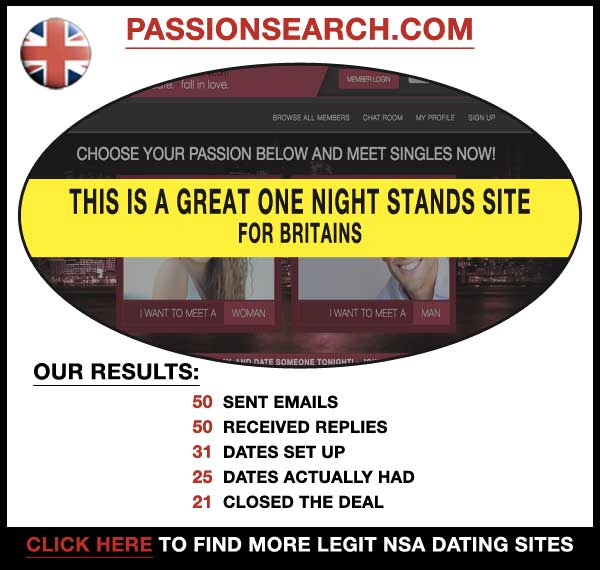 Homepage of PassionSearch.com